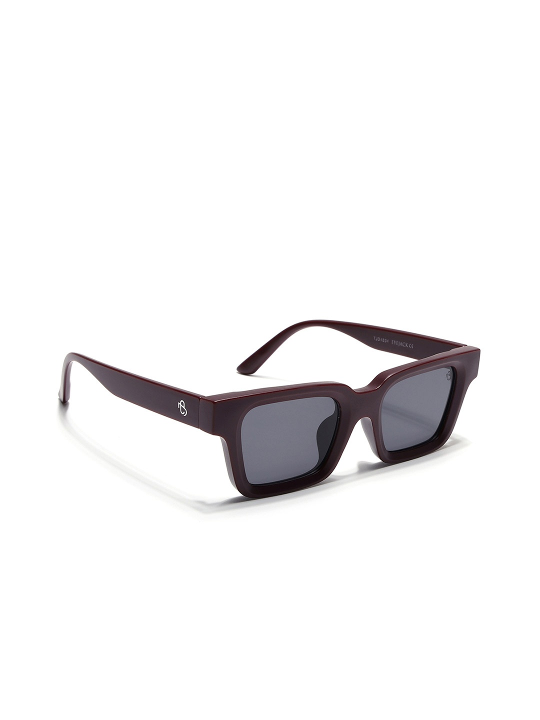 

Eyejack Unisex Square Sunglasses with UV Protected Lens, Black