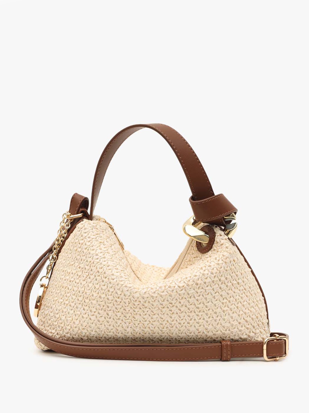 

Kazo Women Raffia Sling Bag, Brown