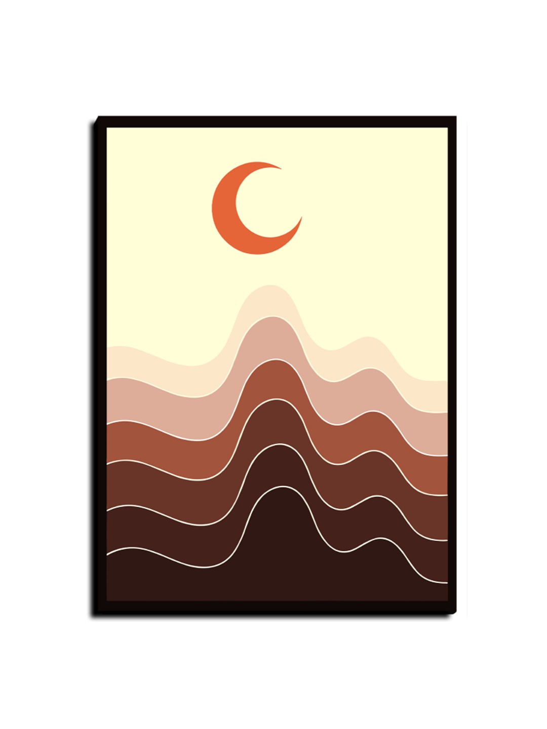 

Chalk My Theme Brown & Pink 1 Piece Wood Abstract Wall Paintings