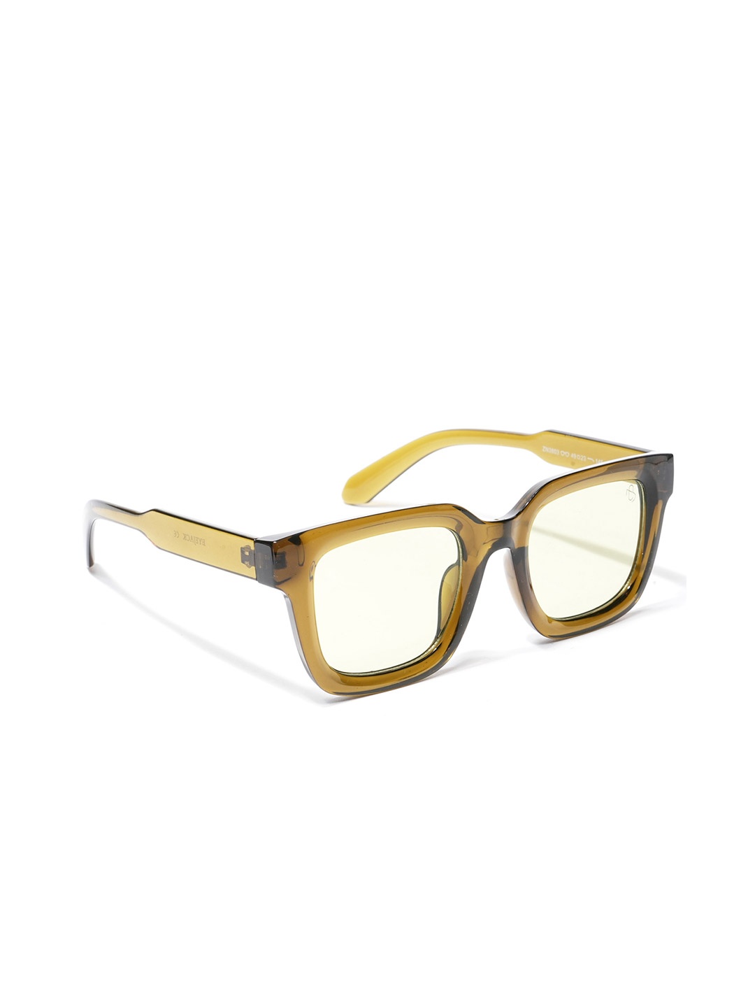 

Eyejack Unisex Square Sunglasses with UV Protected Lens, Green