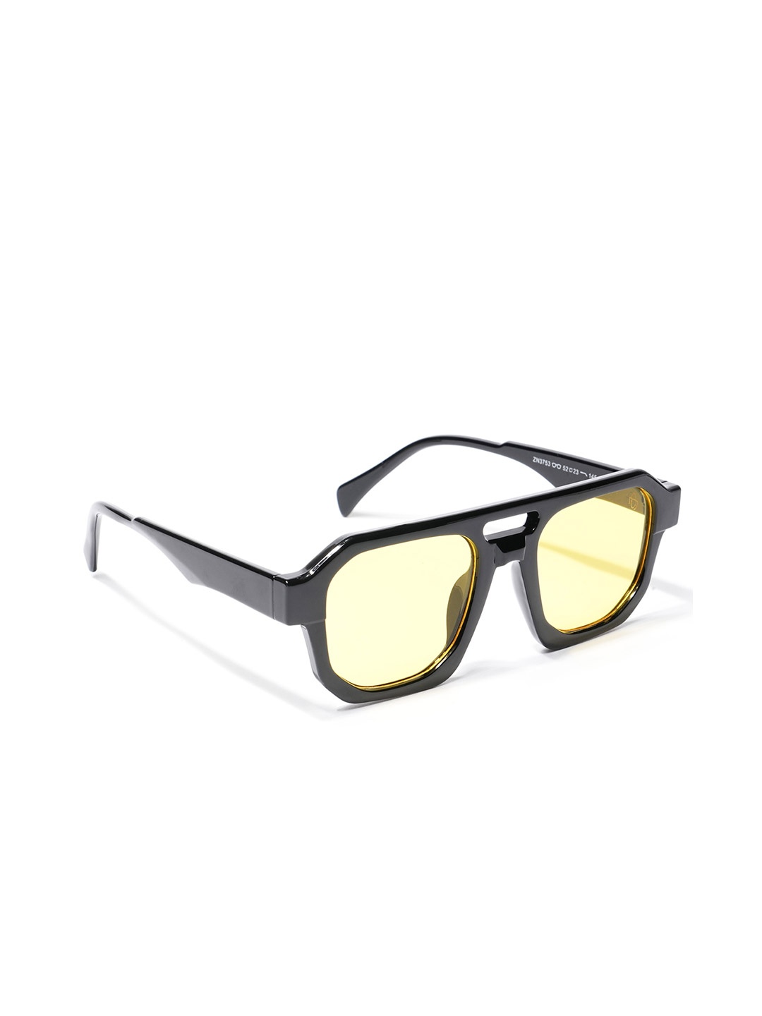 

Eyejack Unisex Square Sunglasses with UV Protected Lens, Yellow