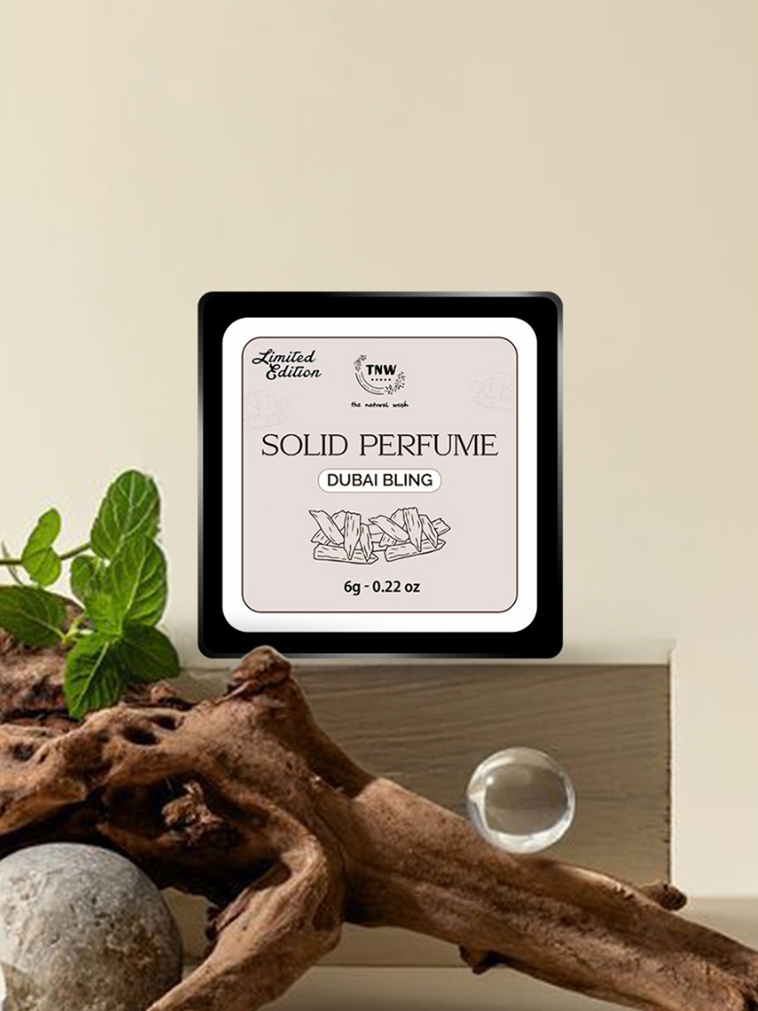 

TNW the natural wash Dubai Bling Solid Perfume- 6 g, White