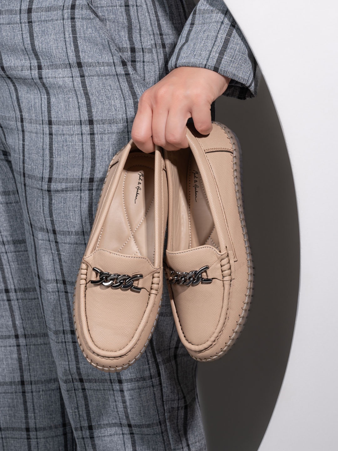

Mast & Harbour Women Loafers, Peach