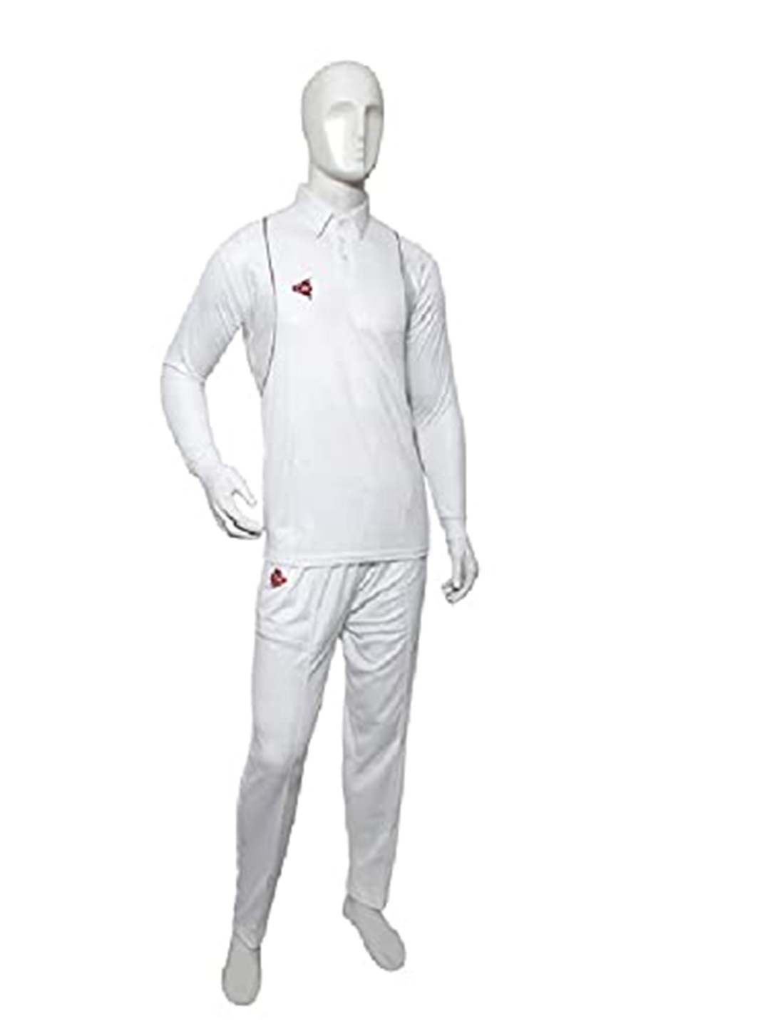 

CW White Cricket Pair Full Sleeve Cricket Shirt with Full Length Cricket Trousers Pant