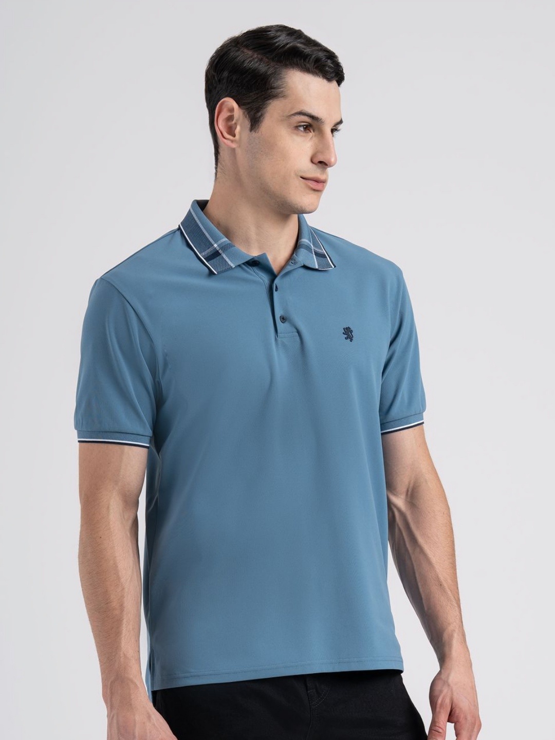 

Red Tape Men Polo Collar T-shirt, Blue
