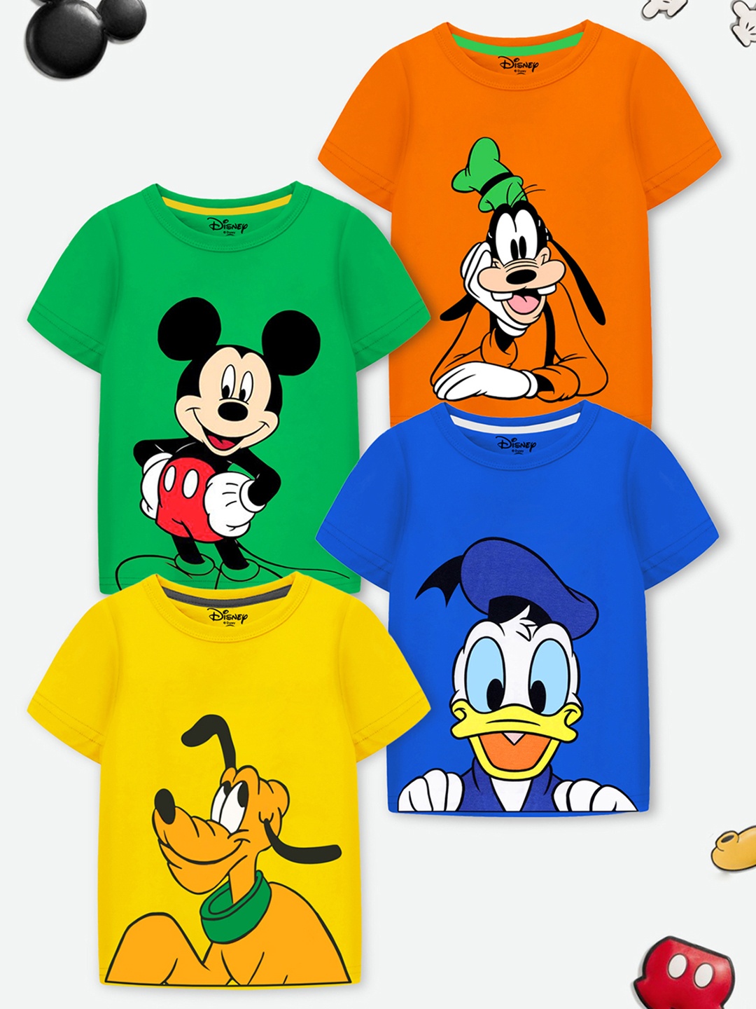 

Disney By Miss and Chief Boys 4 Printed T-shirt, Multi