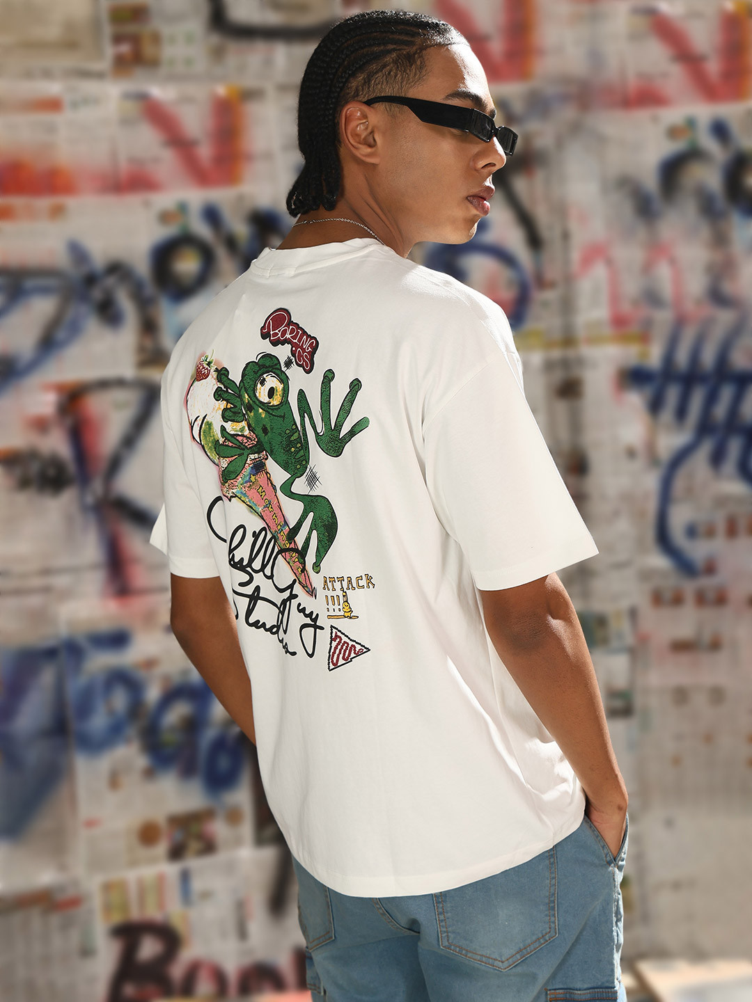 

SHOWOFF Men Printed T-shirt, White