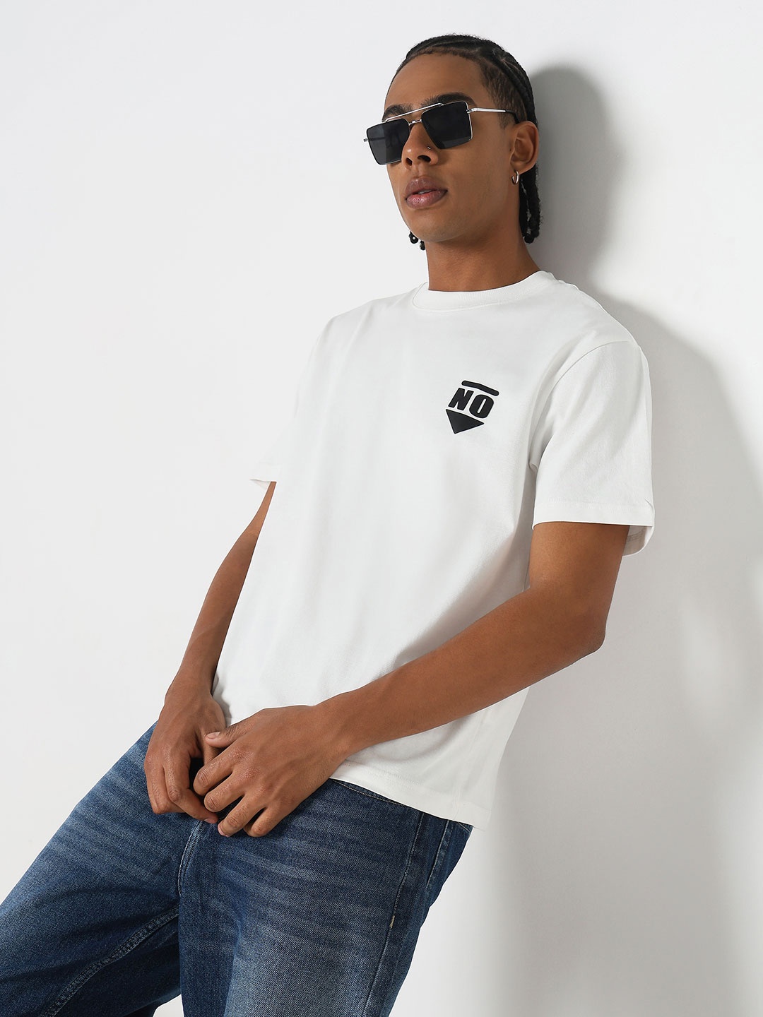 

SHOWOFF Men Printed T-shirt, White