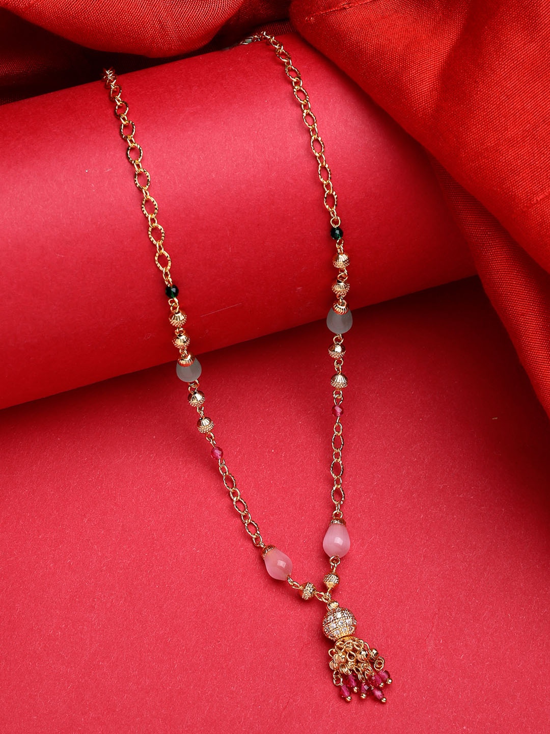 

Anouk Women Multicolor Gold-Plated Minimal Chain