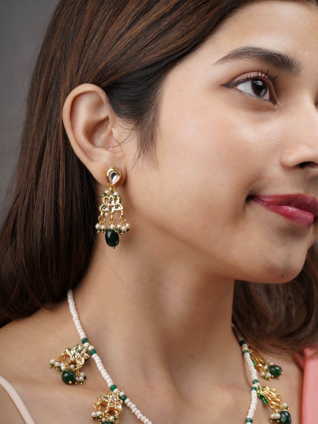 

AARSEE OFFICIAL Women Padma Necklace Set, Gold