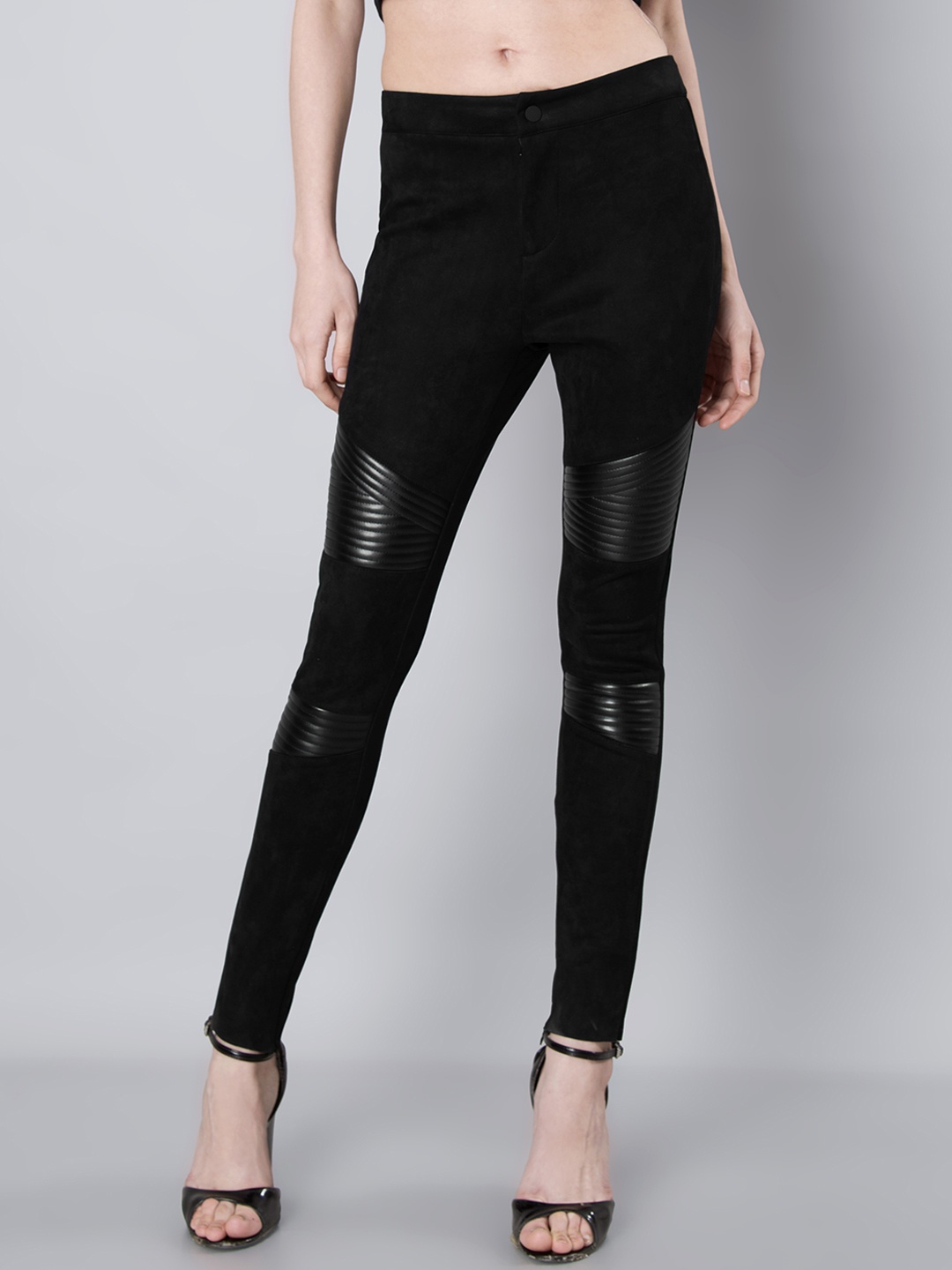 

FabAlley Women Black Solid Jeggings