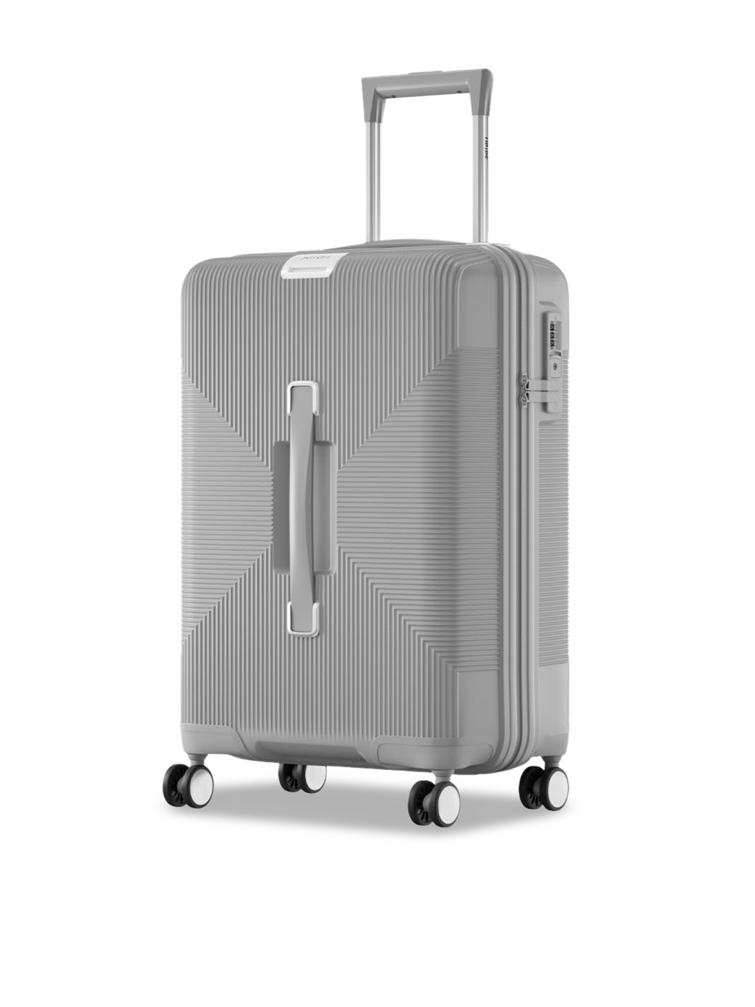 

Safari Trunk Hard-Sided Cabin Trolley Suitcase, Grey