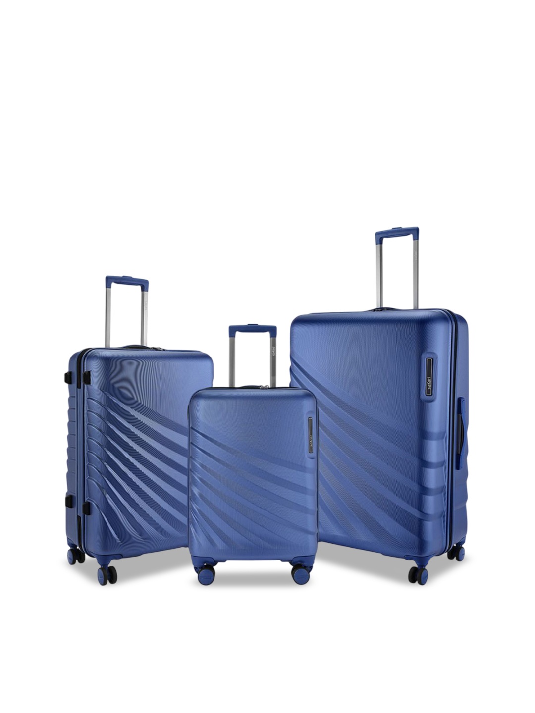 

Safari Polaris Pro Set Of 3 Hard-Sided Trolley Bags, Blue