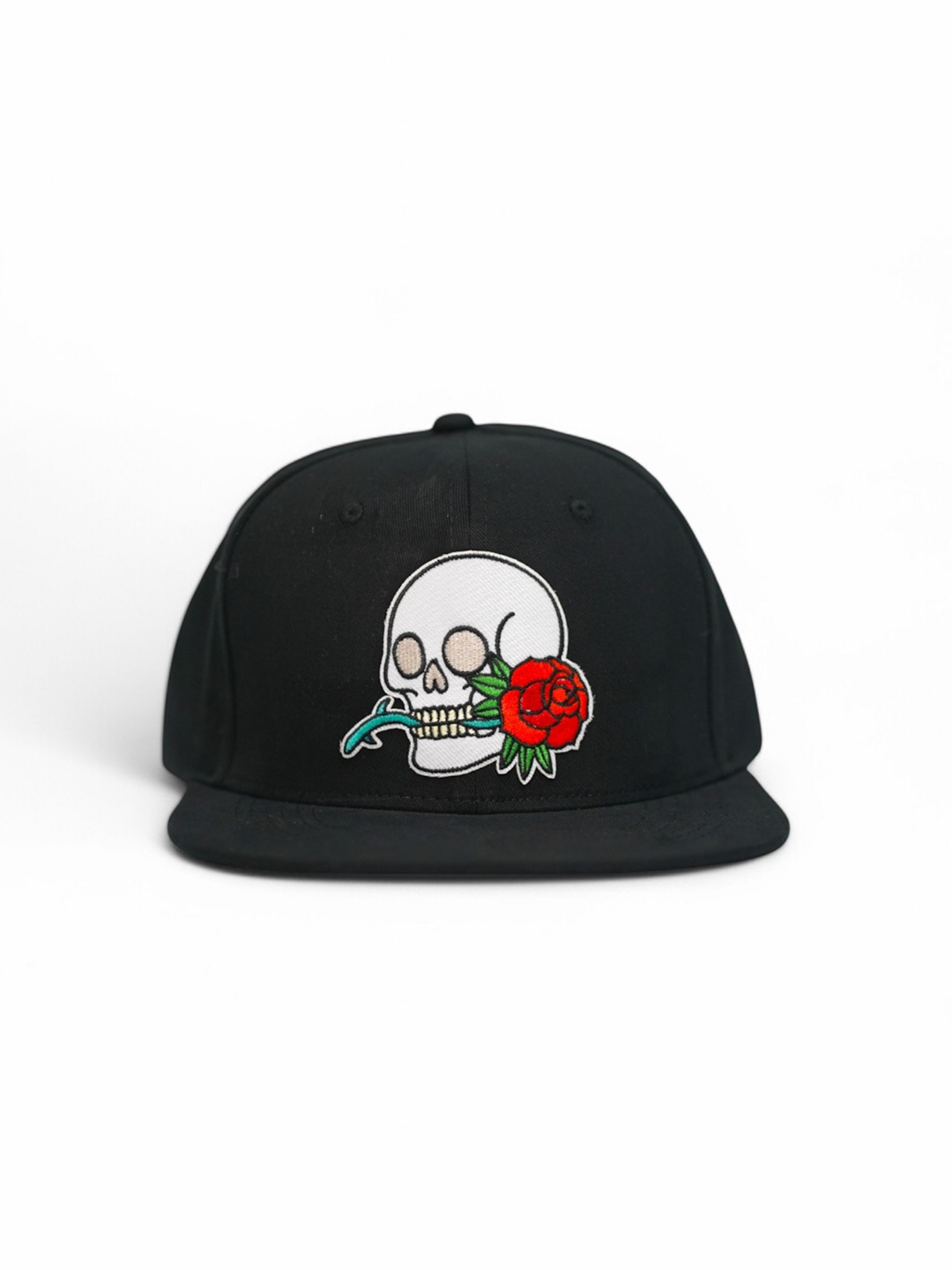 

The Sea Horse Men Embroidered Snapback Cap, Black