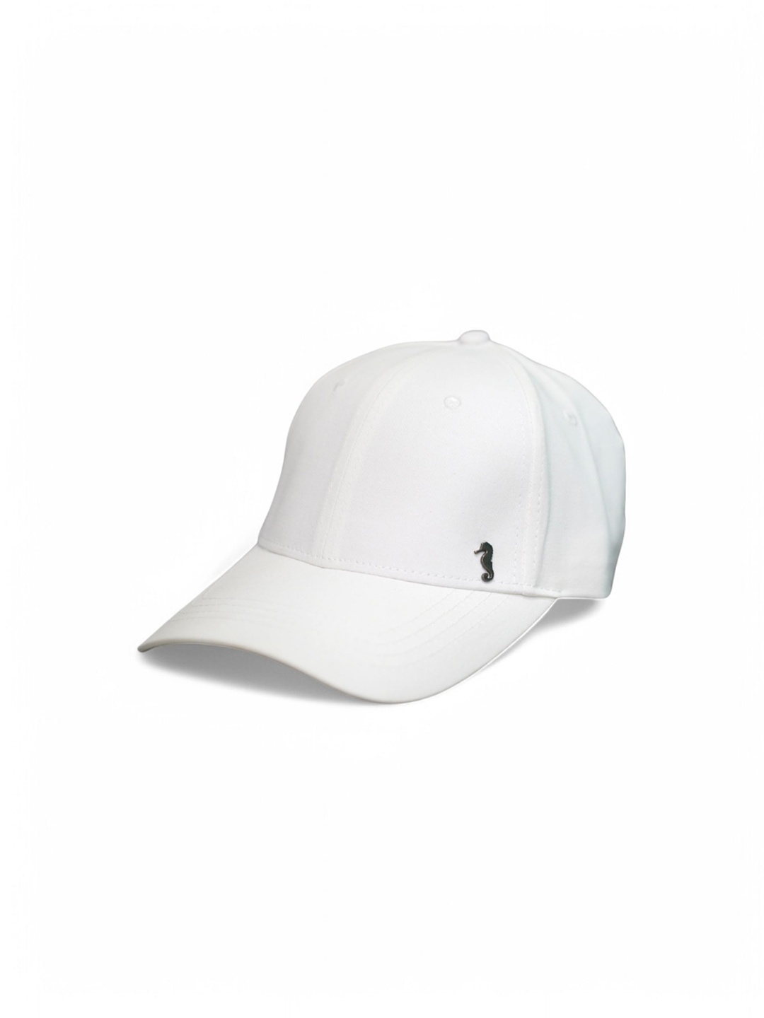 

The Sea Horse Men Embroidered Baseball Cap, White