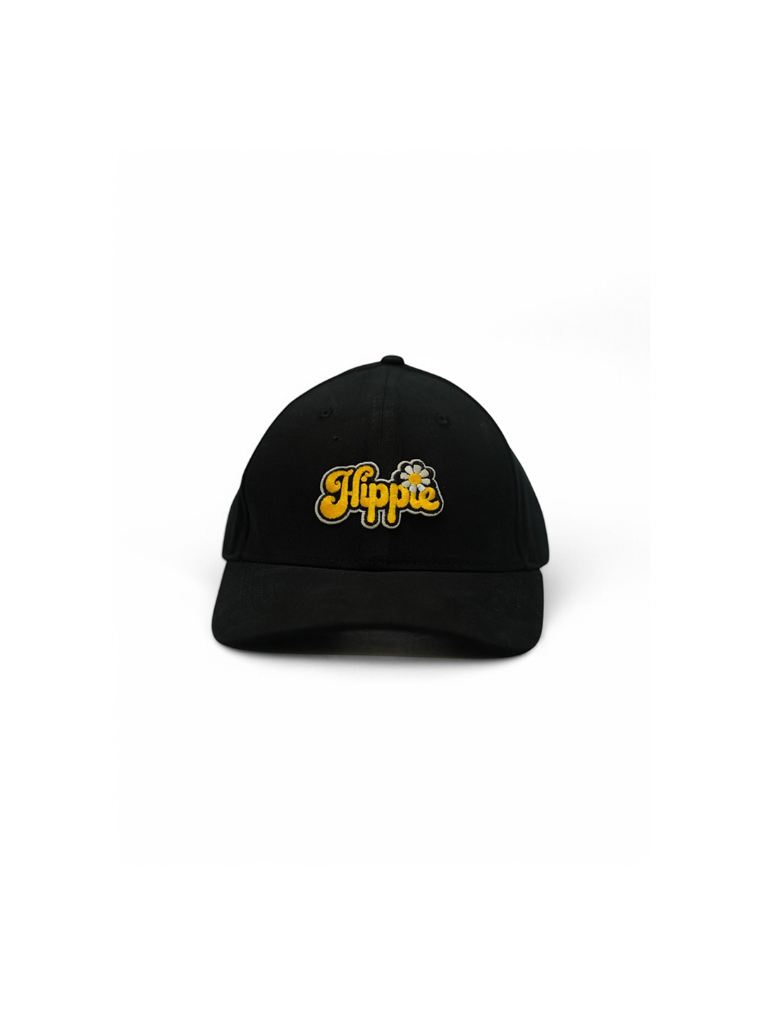 

The Sea Horse Men Embroidered Cotton Baseball Cap, Black