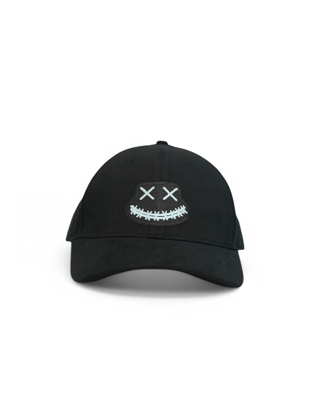 

The Sea Horse Men Embroidered Cotton Baseball Cap, Black