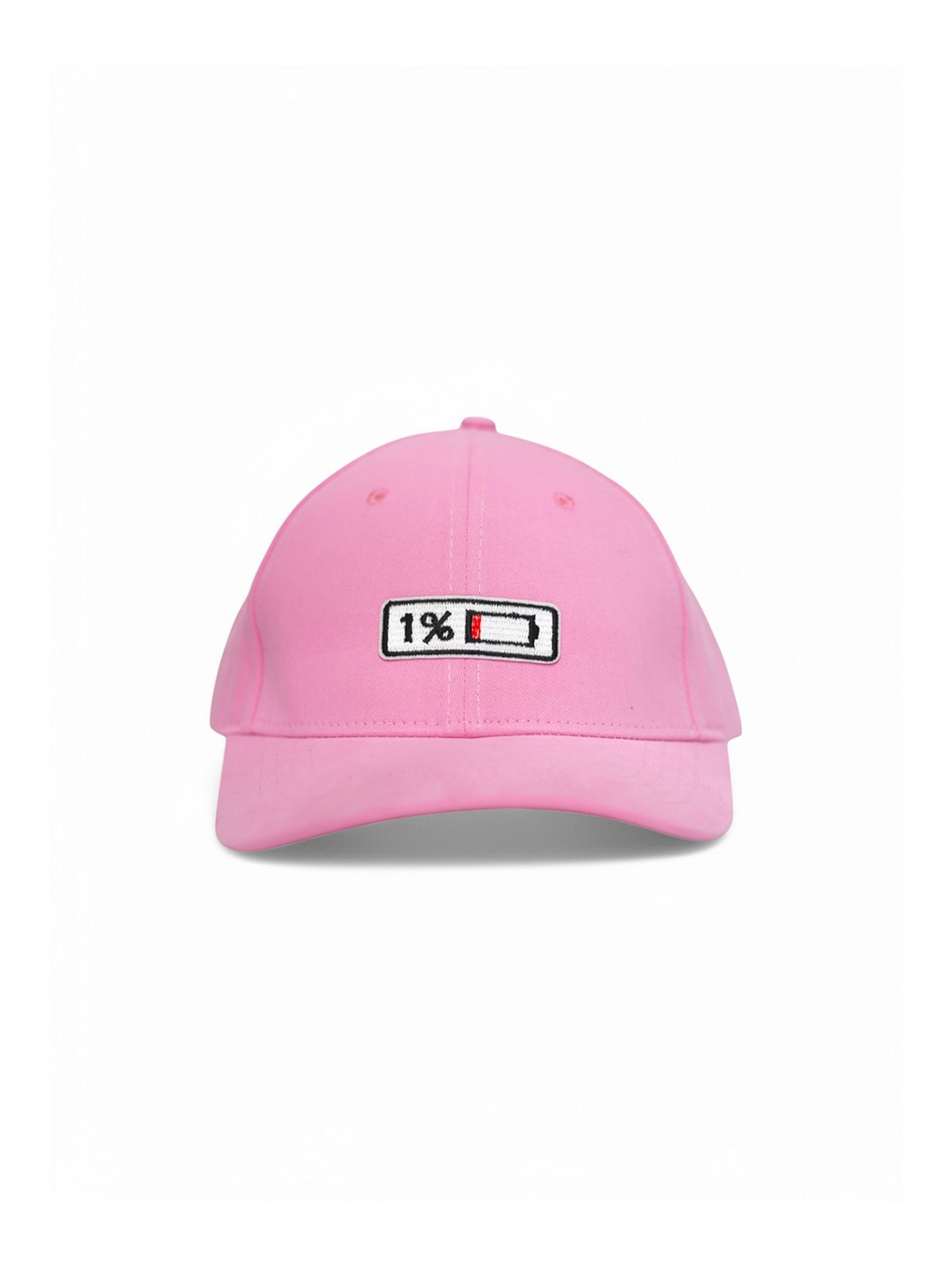 

The Sea Horse Men Embroidered Cotton Baseball Cap, Pink