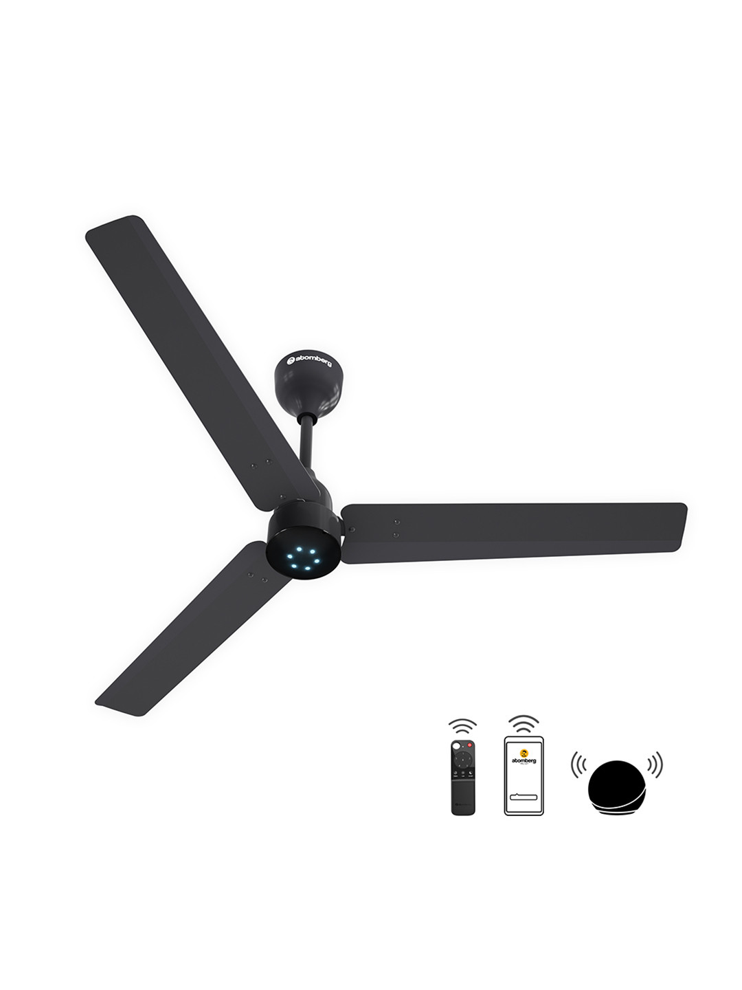 

Atomberg Technologies Renesa Smart Pebble Grey Remote Controlled 3 Blades Ceiling Fan