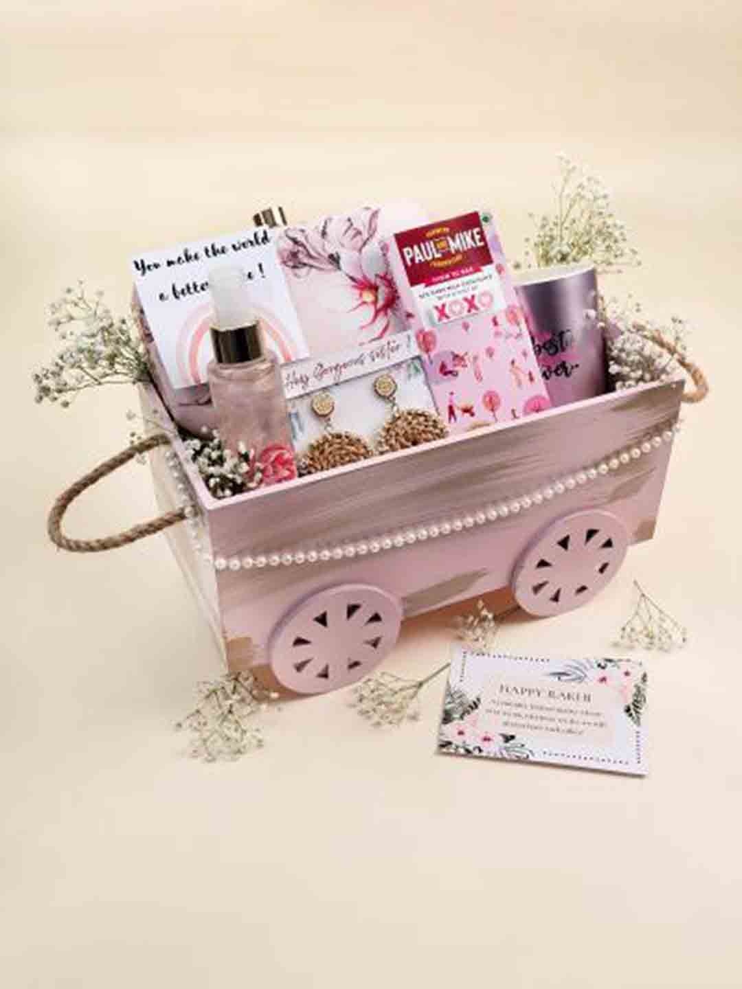 

Giftcarnation Pink Gift Hamper for Sister