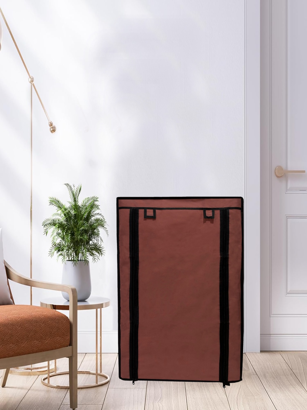 

Rmerchants Brown 4 Layer Shoe Rack Cover
