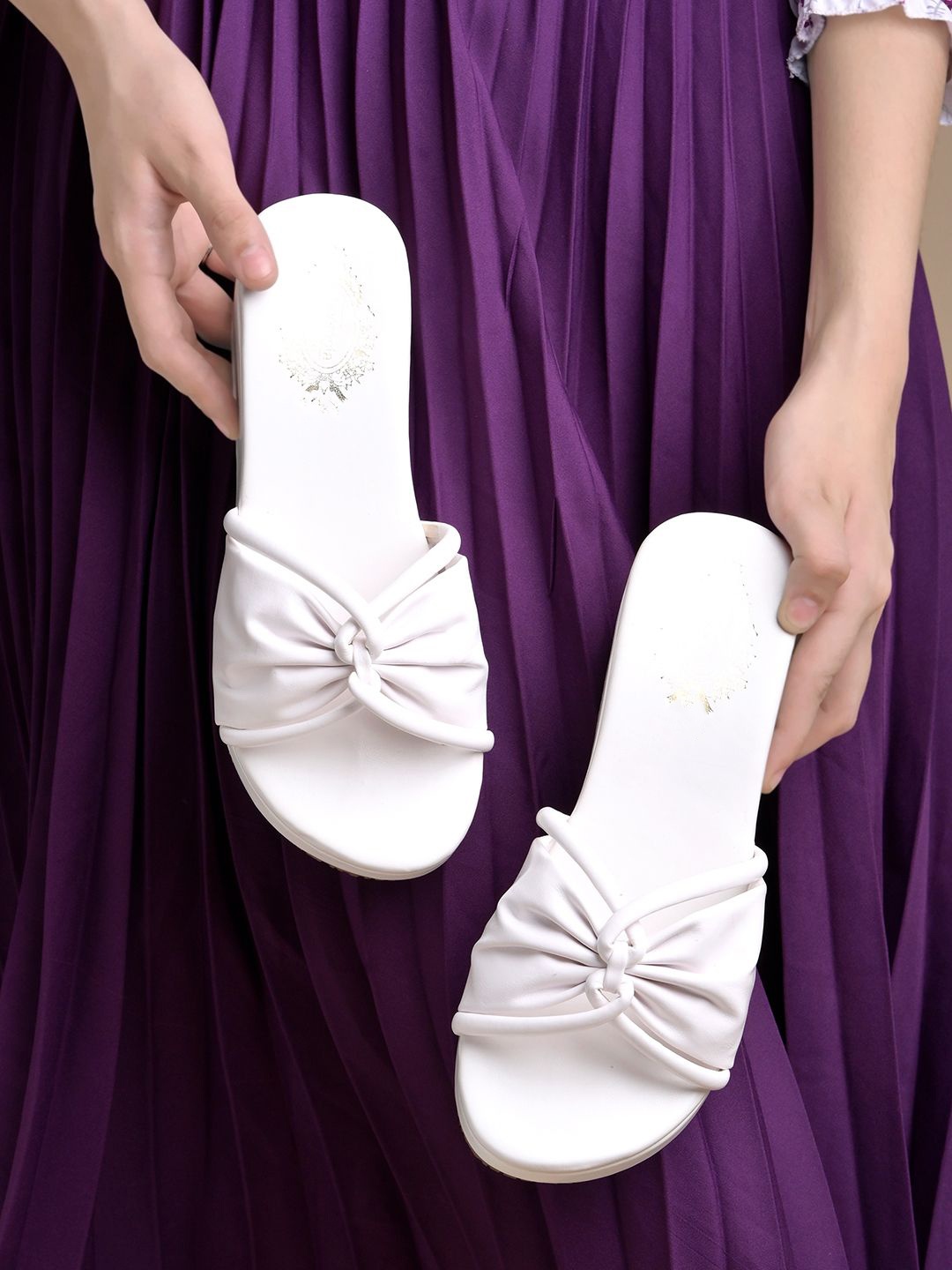

Shoetopia Girls Platform Sandals, White