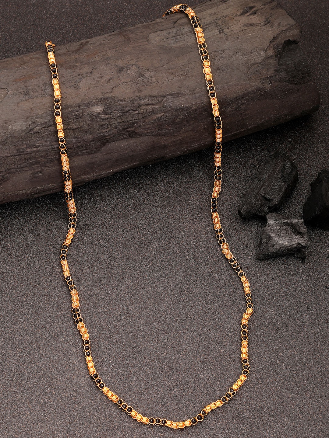 

Anouk Women Gold-Plated Artificial Beads Chain
