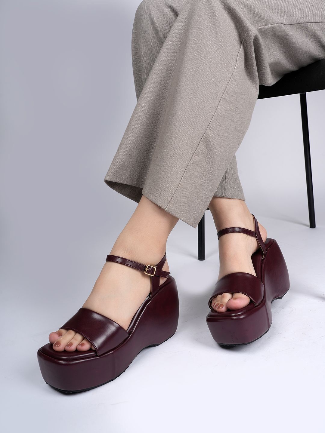 

Lavie Platform Sandals, Burgundy
