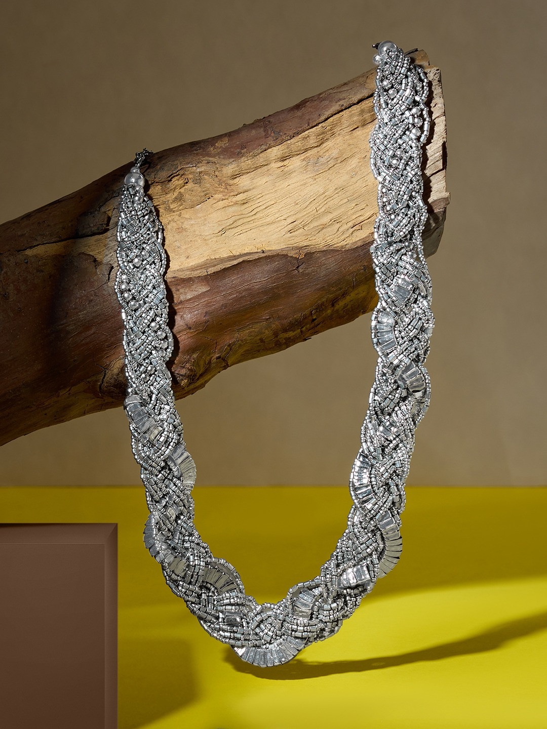 

Zaveri Pearls Silver-Plated Necklace