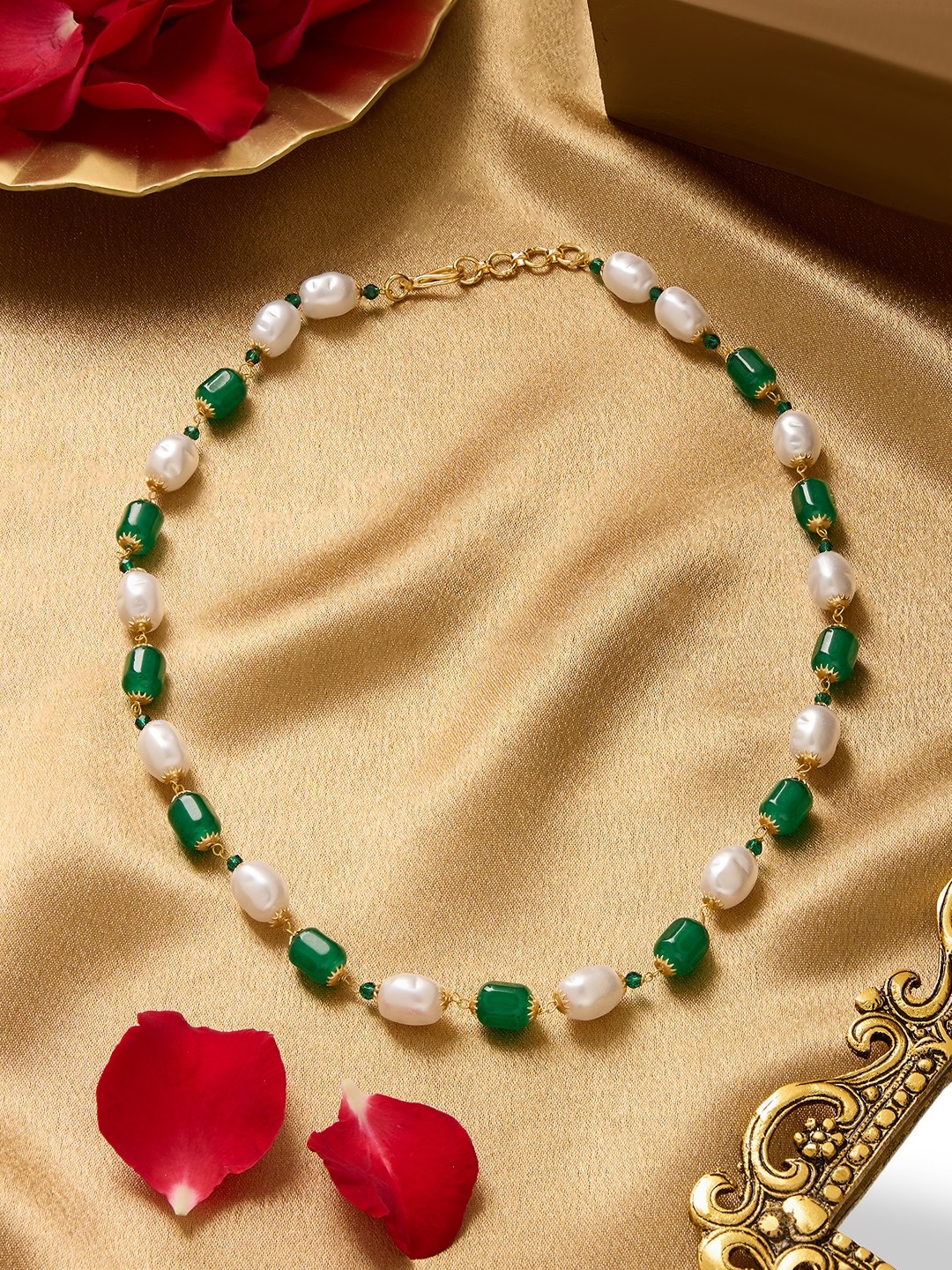 

Zaveri Pearls Gold-Plated Necklace