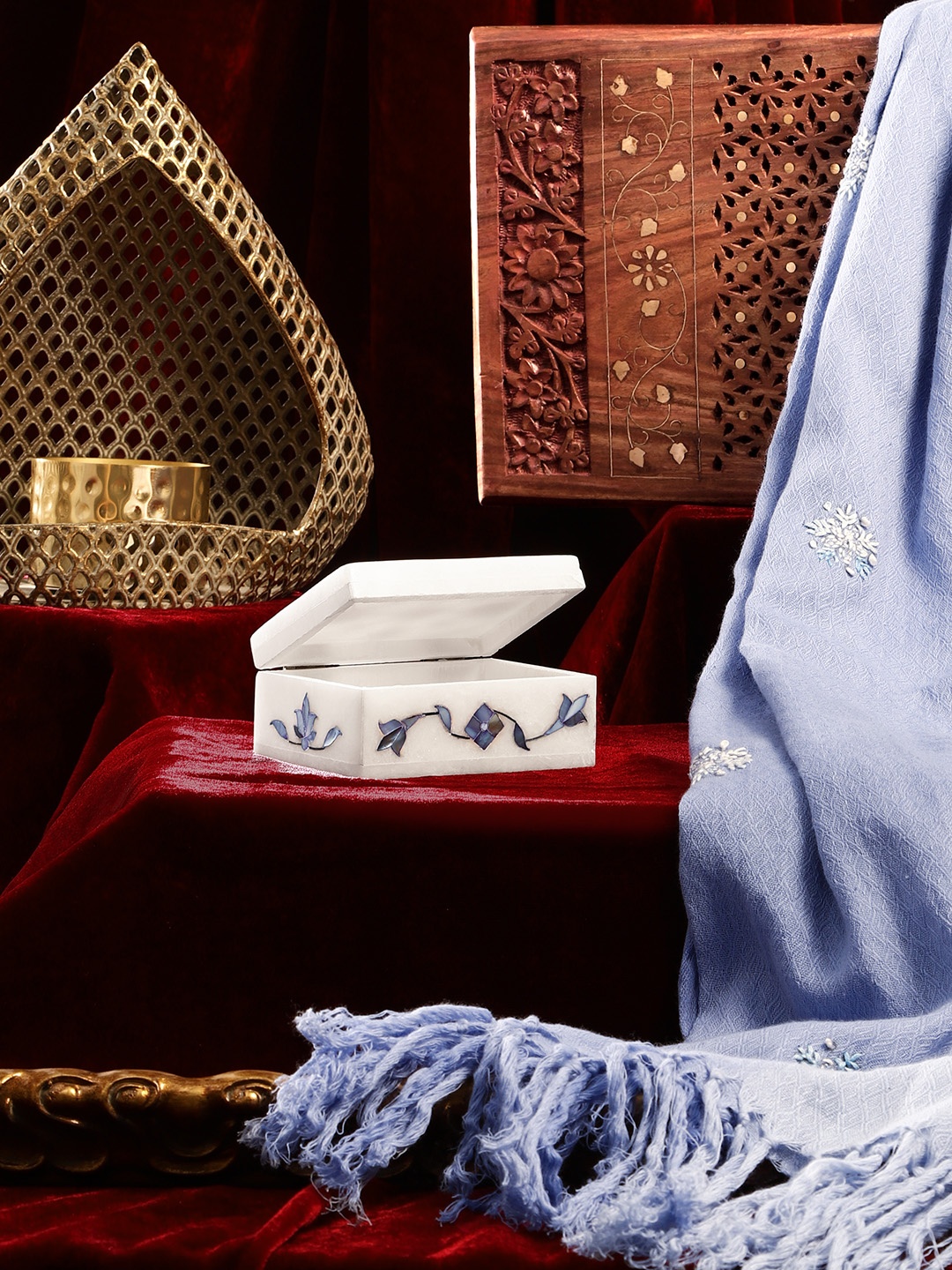 

House of Pataudi Gift Box Set, Blue