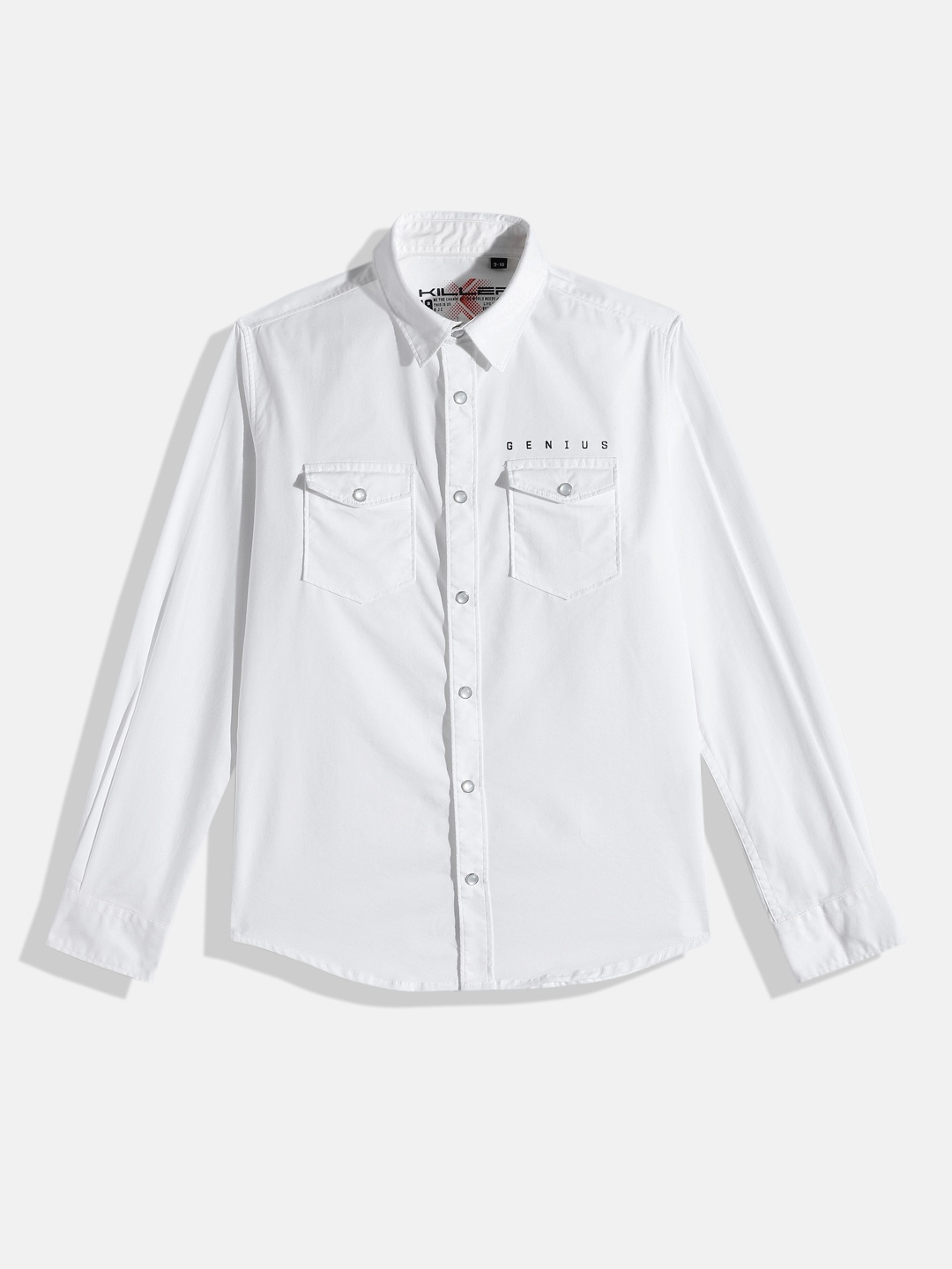 

JUNIOR KILLER Boys Casual Shirt, White