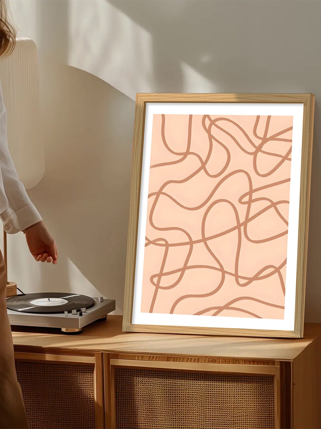

Art Street Beige & Brown 1 Piece Synthetic Wood Other Wall Paintings