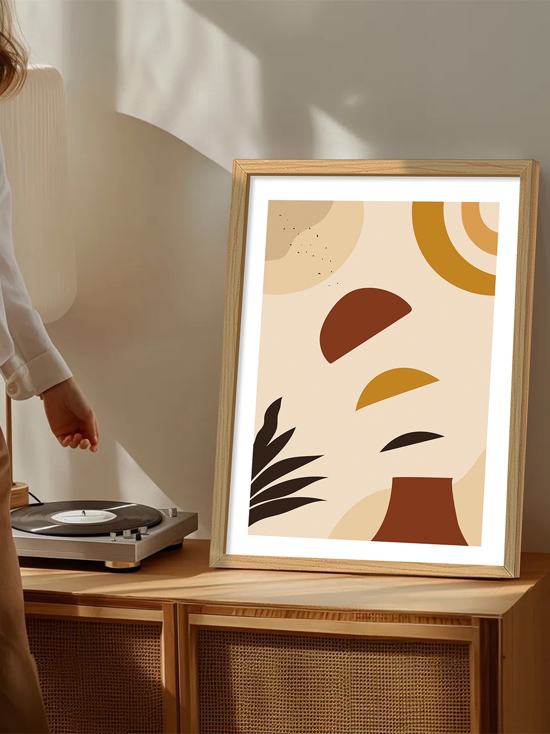 

Art Street Beige & Brown 1 Piece Synthetic Wood Other Wall Paintings