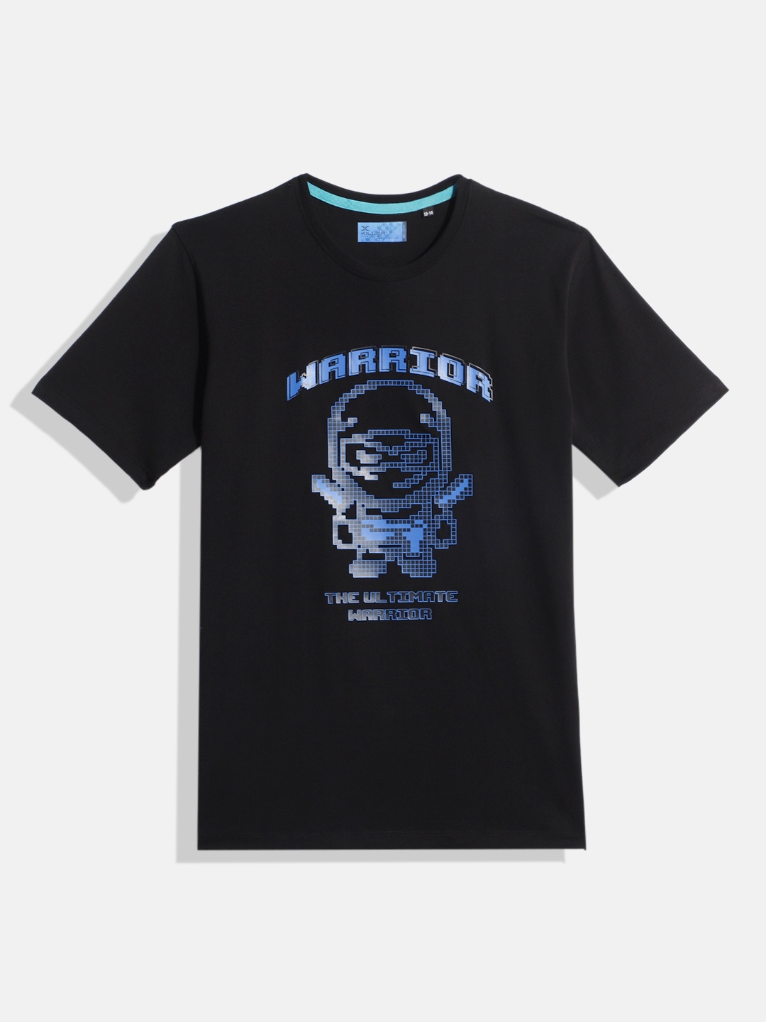 

JUNIOR KILLER Boys Graphic Printed T-shirt, Black