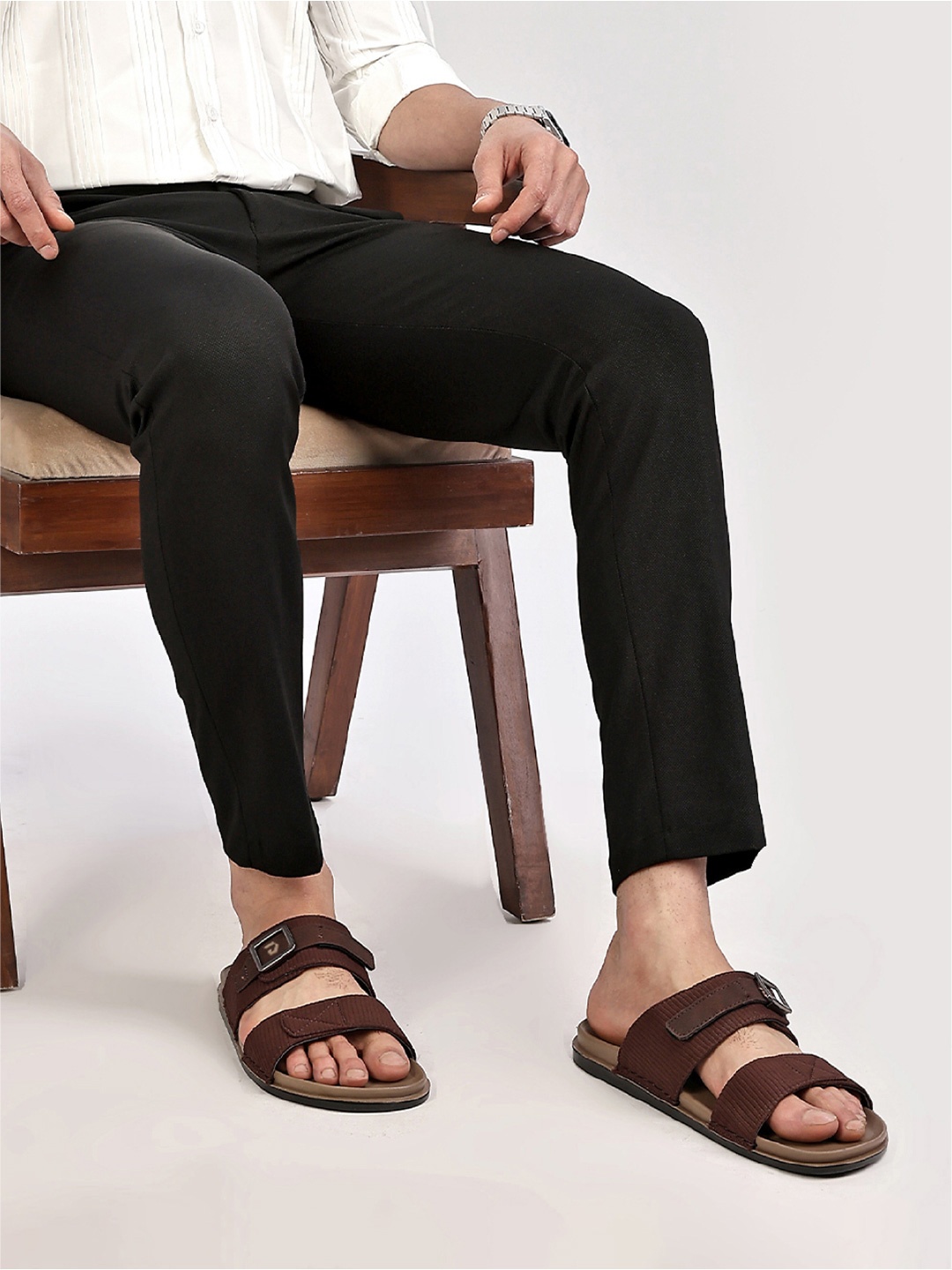 

VKC DEBON Men Comfort Sandals, Brown