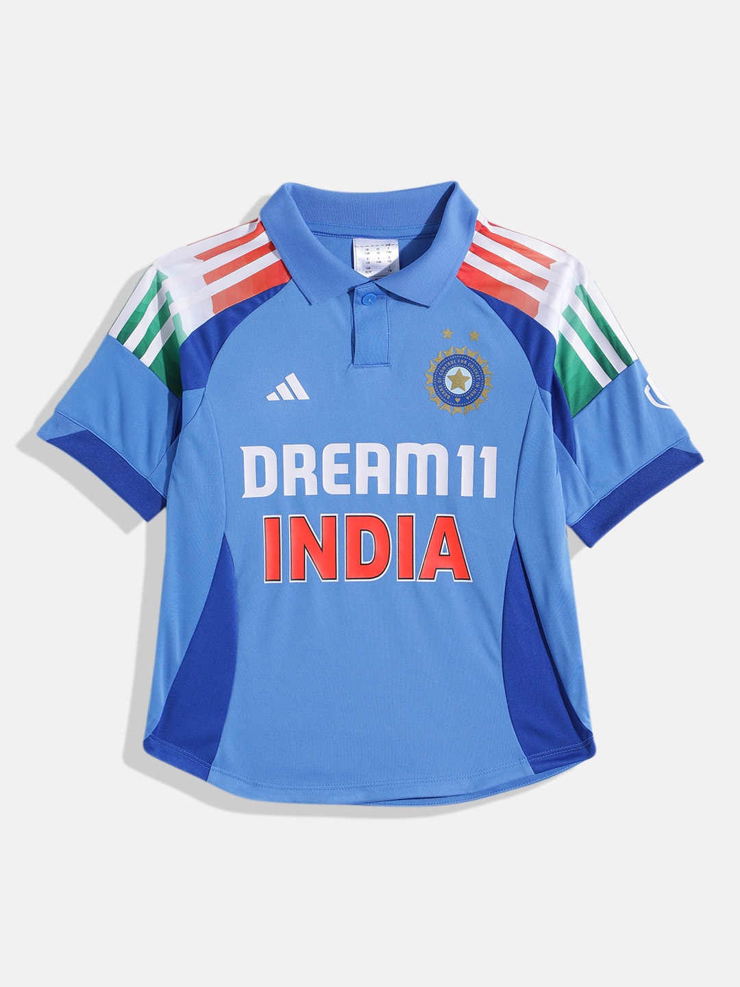 

ADIDAS Kids Aeroready India Cricket One Day International 2025 Jersey, Blue