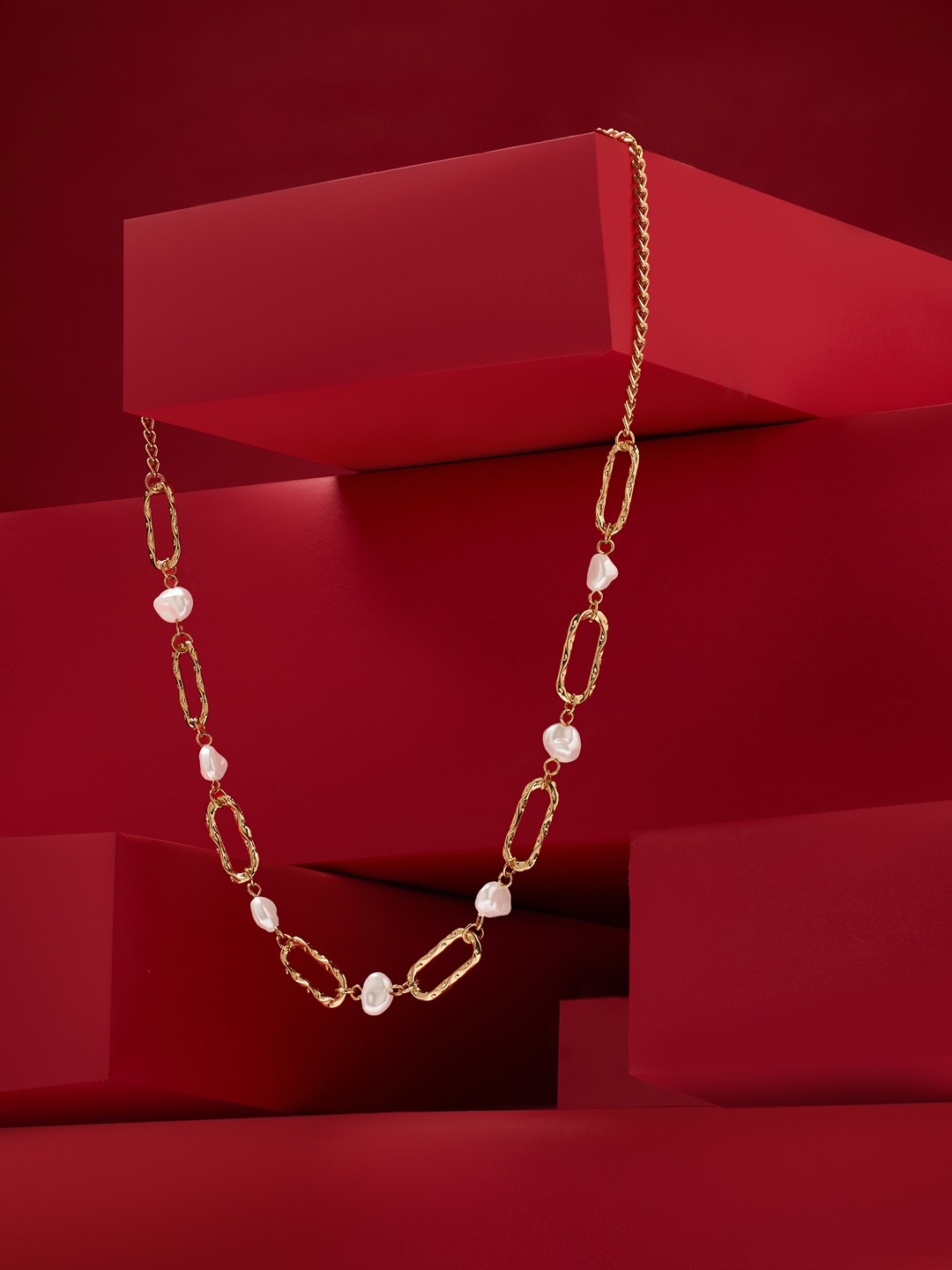 

Zaveri Pearls Gold-Plated Necklace