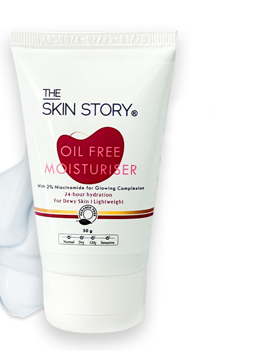 

THE SKIN STORY Oil Free Long Lasting Moisturizer With 2% Niacinamide - 50 g, Pink