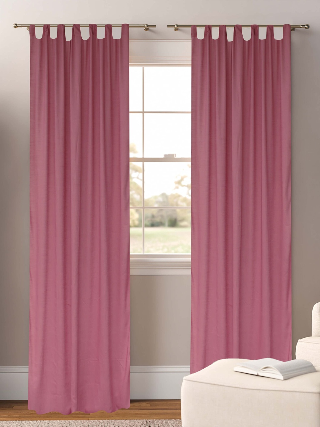 

Dekor World Multicoloured Set of 2 Sheer Door Curtain, Multi