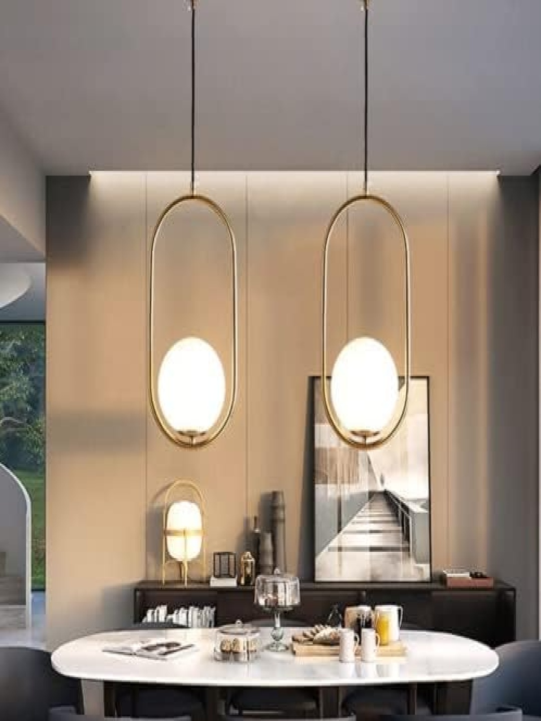 

GAUVIK Gold-Toned Ceiling Lamp