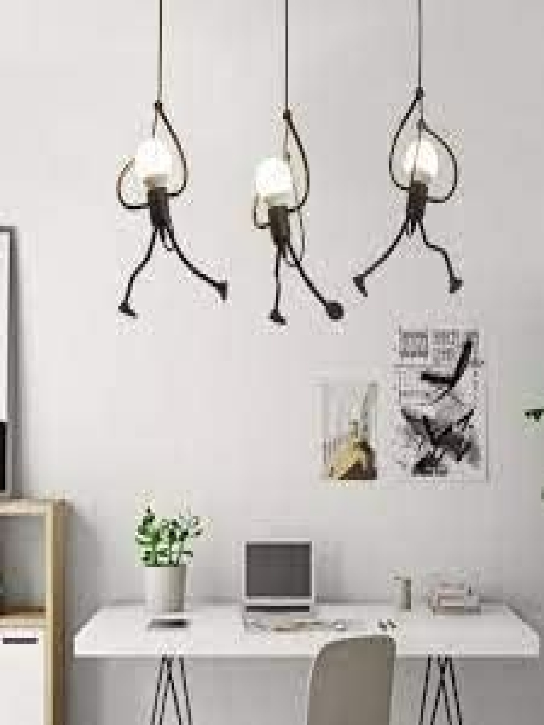 

GAUVIK Black Ceiling Lamp