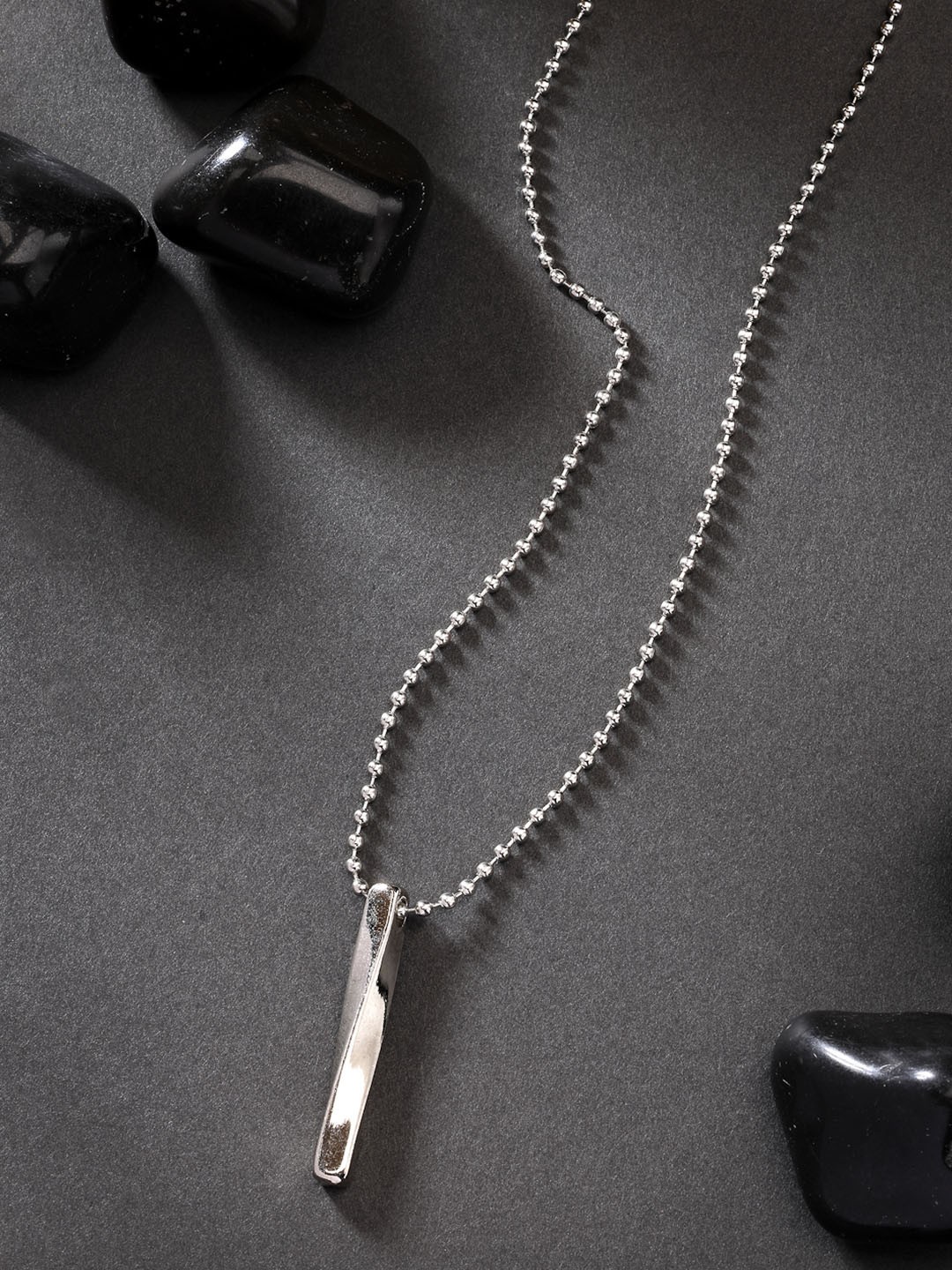 

Roadster Silver-Plated Square Pendants with Chains