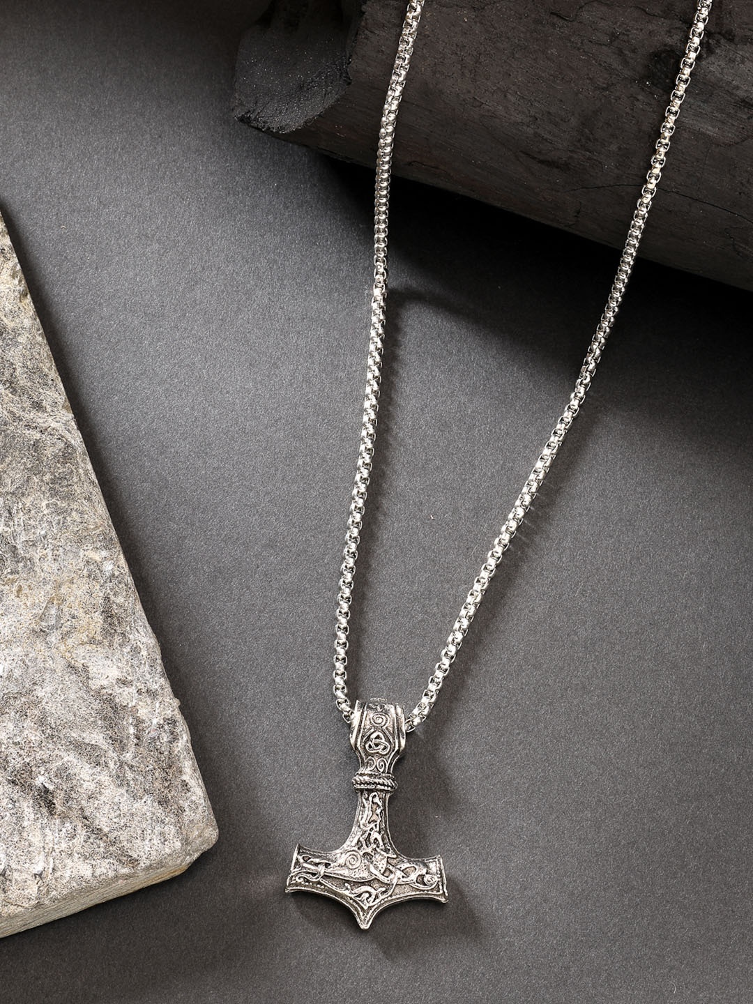 

Roadster Silver-Plated Contemporary Pendants with Chains