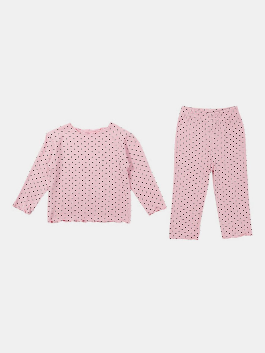 

YK Printed T-shirt with Trousers, Pink