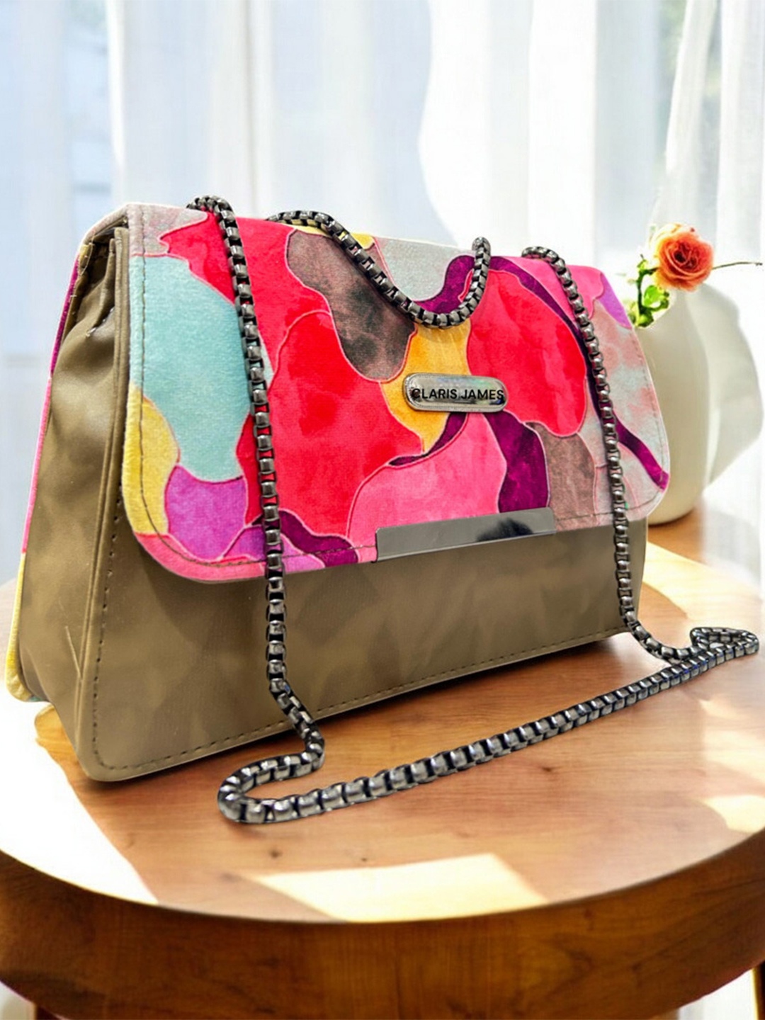

CLARIS JAMES PU Sling Bag, Olive