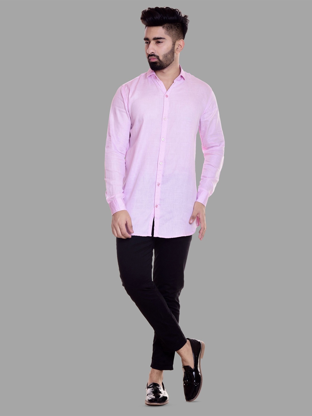 

HANDICRAFT PALACE Men Opaque Casual Shirt, Pink