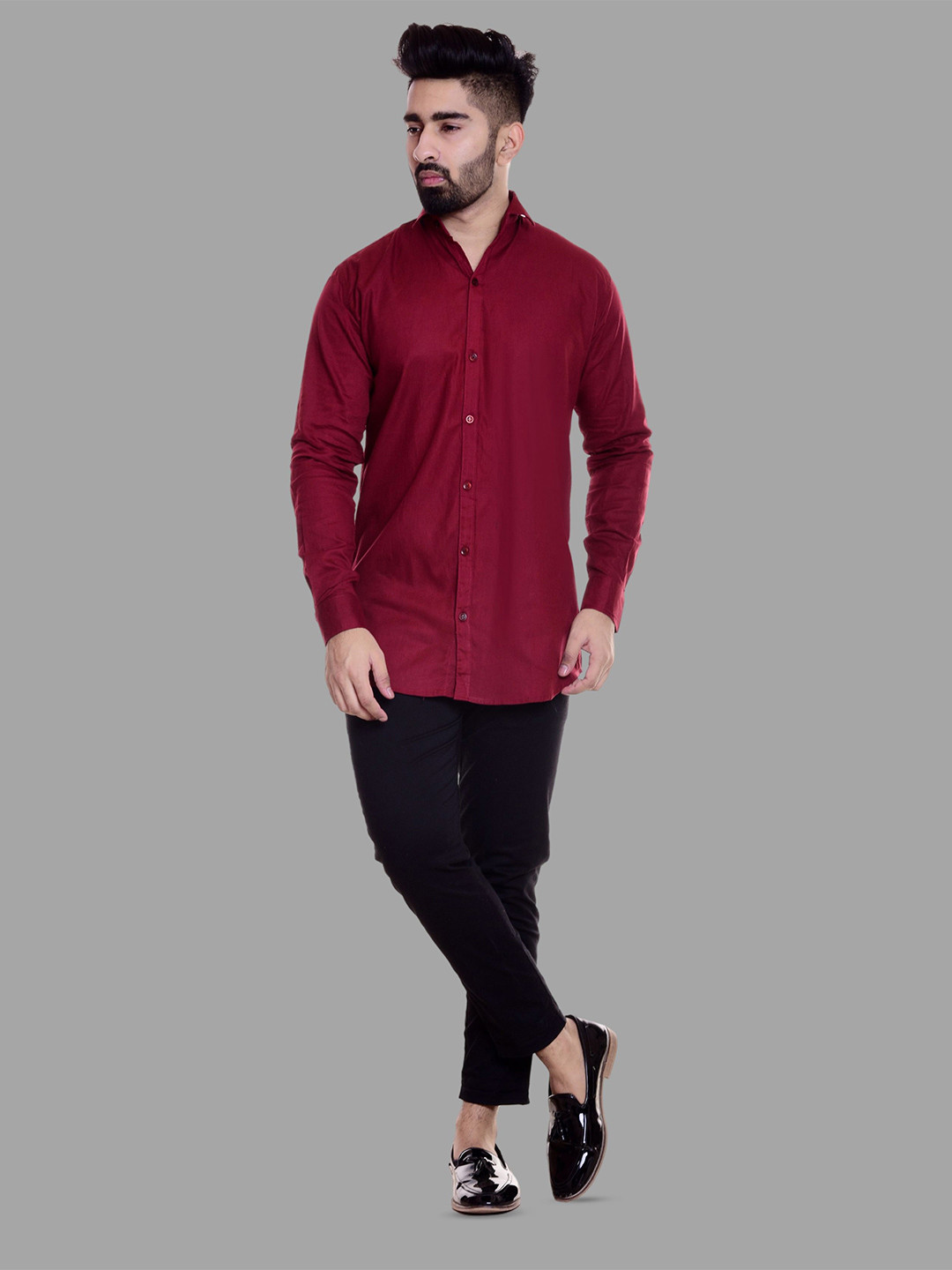 

HANDICRAFT PALACE Men Opaque Casual Shirt, Violet