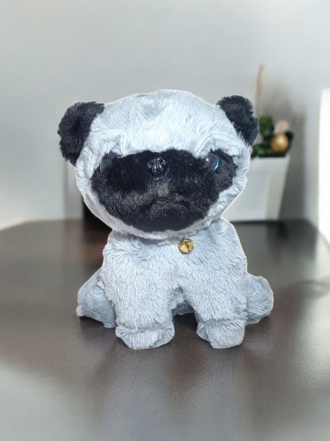 

TBQ-The Baby Qoull Polyfill Filled Non-Allergic Pug Dog Soft Toys and Dolls, Blue