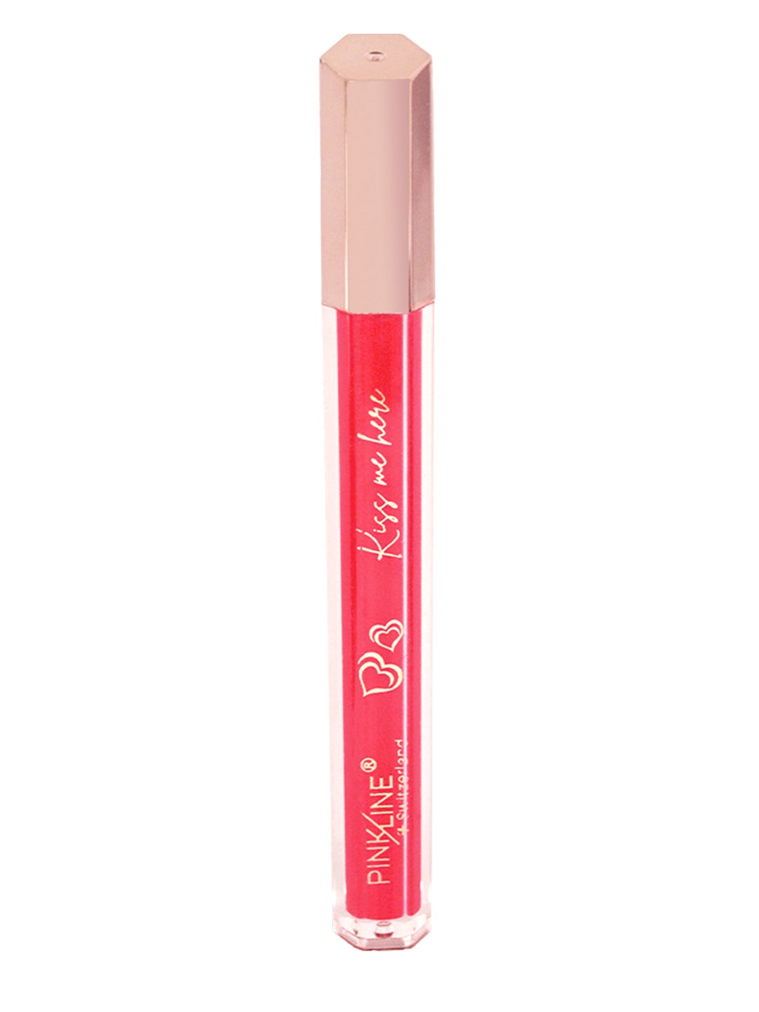 

PINK LINE Non Transfer Waterproof Long Lasting Matte Liquid Lipstick - 6ml Rose Madder, Red